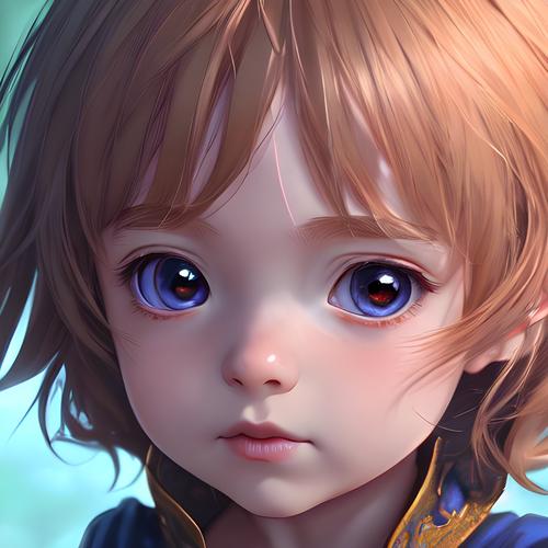 小孩子动画片王子头像图片
